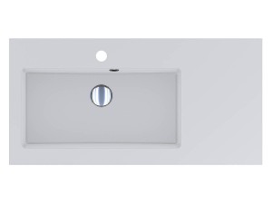 MIRAGGIO BARCELONA 800 L umywalka nablatowa 80x40 cm 0000485