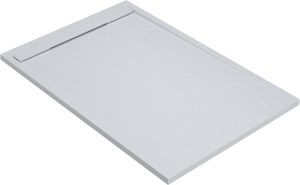 Vayer Solaris brodzik 160x80 cm biały konglomerat