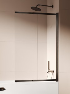New Trendy SENSI parawan nawannowy 100 cm składany Gunmetal Brushed P-0265