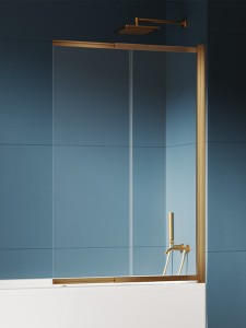 New Trendy SENSI parawan nawannowy 100 cm składany Gold Brushed P-0263