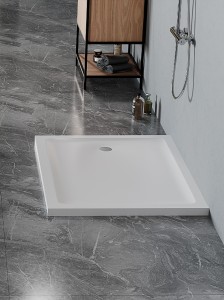 New Trendy MILD SATIN brodzik akrylowy prostokątny 120x90x4,5 cm biały B-0661