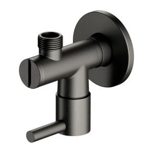 OMNIRES zawór kątowy 1/2" x 3/8" grafit szczotkowany 8857GR