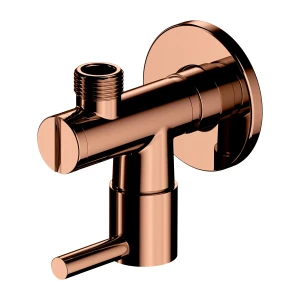 OMNIRES zawór kątowy 1/2" x 3/8" miedź połysk 8857CP