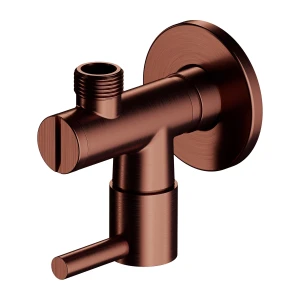 OMNIRES zawór kątowy 1/2" x 3/8" miedź antyczna szczotkowana 8857ORB
