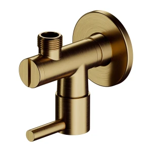 OMNIRES zawór kątowy 1/2" x 3/8" brąz antyczny szczotkowany 8857BR