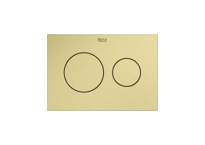 Roca Duplo S PS3 - przycisk podwójny Brushed Gold A8902233VA