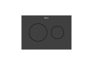 Roca Duplo S PS3 - przycisk podwójny Czarny mat A890223306