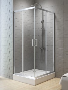 New Trendy Kabina prysznicowa New Varia 80x80 cm,H=200 cm, K-5143