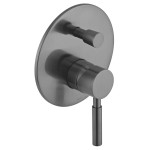 Vado Individual Origins Bateria prysznicowa podtynkowa z przełącznikiem Gunmetal szczotkowany IND-ORI147A-BGM