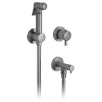 Vado Individual Bidetta z podtynkowym zaworem termostatycznym Gunmetal szczotkowany IND-SHATTAF/163-BGM