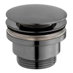 Vado Individual Uniwersalny korek umywalkowy typu klik-klak Gunmetal szczotkowany IND-395-BGM
