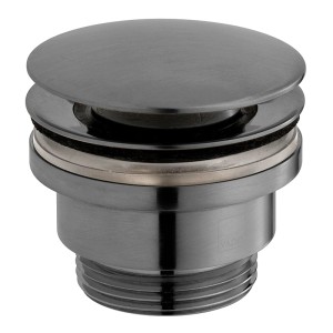 Vado Individual Uniwersalny korek umywalkowy typu klik-klak Gunmetal szczotkowany IND-395-BGM