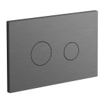 Vado Individual Przycisk pneumatyczny WC, okrągły Gunmetal szczotkowany IND-195-RO-BGM