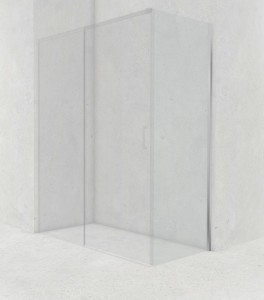 Novellini CLICK FH ŚCIANKA BOCZNA 100 cm DO DRZWI PRYSZNICOWYCH CLICK PH profil srebrny