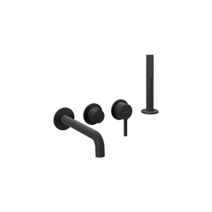 Excellent Delta Pi Zestaw prysznicowo-wannowy podtynkowy, 2 funkcyjny, Dry box, czarny mat AREX.1244.K.05BL