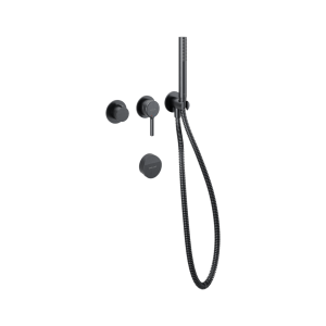 Excellent Delta Pi Zestaw prysznicowo-wannowy podtynkowy, 2 funkcyjny, syfon Hover, grafit szczotkowany AREX.1244.K.07AB