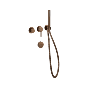 Excellent Delta Pi Zestaw prysznicowo-wannowy podtynkowy, 2 funkcyjny, syfon Hover, miedziany szczotkowany AREX.1244.K.07CB