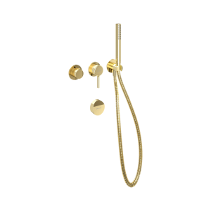 Excellent Delta Pi Zestaw prysznicowo-wannowy podtynkowy, 2 funkcyjny, syfon Hover, złoty połysk AREX.1244.K.07GL