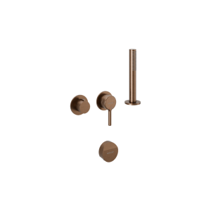 Excellent Pi Zestaw prysznicowo-wannowy podtynkowy, 2 funkcyjny, Dry Box, syfon Hover, miedziany szczotkowany AREX.1244.K.06CB