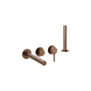 Excellent Pi Zestaw prysznicowo-wannowy podtynkowy , 2 funkcyjny, Dry box, miedziany szczotkowany AREX.1244.K.04CB