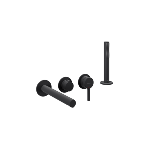 Excellent Pi Zestaw prysznicowo-wannowy podtynkowy , 2 funkcyjny, Dry box, czarny mat AREX.1244.K.04BL