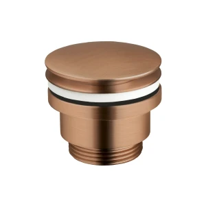 VEDO UNO Korek do umywalki typu klik-klak SZCZOTKOWANA MIEDŹ VSY4000/SM