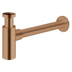 VEDO UNO Syfon umywalkowy SZCZOTKOWANA MIEDŹ VSY1010/SM