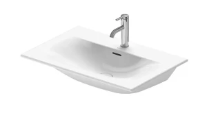 Duravit Viu Umywalka 73x49 cm, z przelewem, z otworem na baterię, biała 2344730000