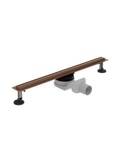 Lavita Odpływ liniowy Linear slim Brushed Copper 700