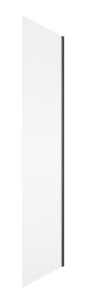 Ronal Oriana ścianka boczna 80 cm do drzwi gunmetal szczotkowany