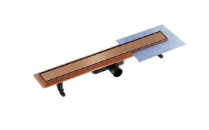 BESCO Odpływ liniowy Virgo Copper Duo 90 cm OL-90-VMS