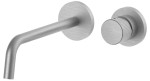 PAFFONI JO Bateria umywalkowa podtynkowa 245 mm STAL SZCZOTKOWANA JO007ST70