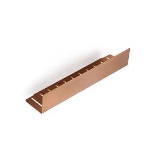 HOZZE Półka pod prysznic 40cm – miedź szczotkowana 100-033BC