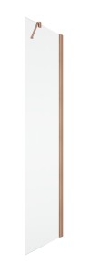 Ronal SOLINO 70 cm ŚCIANKA BOCZNA 90° Miedź szczotkowana SOLT107002707