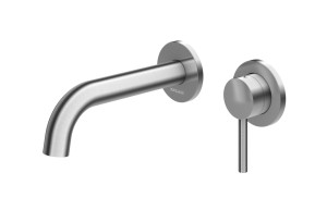 KOHLMAN Axel BRUSHED NICKEL Podtynkowa bateria umywalkowa wylewka 180-200 mm QW180ABN
