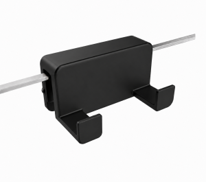 NEW TRENDY WIESZAK NA RĘCZNIK PREMIUM BLACK AK-0057