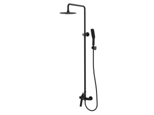 VEDO DESSO NERO Kolumna z baterią mieszakową czarny mat Nr KAT: VBD4007/CZ