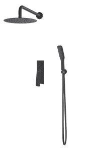 VEDO DESSO NERO System natryskowy podtynkowy III czarny mat 25 cm Nr KAT: VBD4223/25/CZ