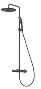 VEDO DESSO NERO Kolumna z baterią termostatyczną II czarny mat Nr KAT: VBD4077/CZ