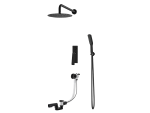 VEDO DESSO NERO System wannowo-natryskowy podtynkowy II czarny mat 25 cm Nr KAT: VBD4232/25/CZ