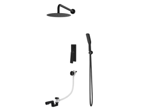 VEDO DESSO NERO System wannowo-natryskowy podtynkowy III czarny mat 30 cm Nr KAT: VBD4233CZ/30