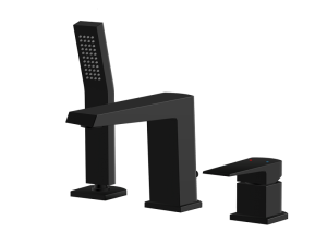 VEDO SETTE NERO Bateria wannowa 3-otworowa czarny mat Nr KAT: VBS7030/CZ