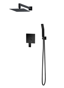 VEDO SETTE NERO System natryskowy podtynkowy III czarny mat 30 cm Nr KAT: VBS7223/30/CZ