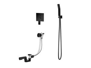 VEDO SETTE NERO System wannowy podtynkowy I czarny mat Nr KAT: VBS7241/CZ