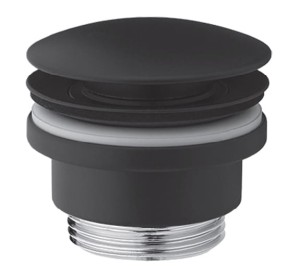 VEDO Korek do umywalki KLIK-KLAK UNO CZARNY MAT VSY4000/CZ