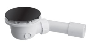 VEDO SYFON BRODZIKOWY FLAT 90A 90 MM CZARNY MAT 921A/CZ