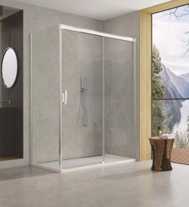 Sanswiss Ronal CADURA 160x90 cm kabina prawa CAS2D1605007+CAST0905007