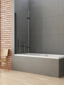 New Trendy NEW SOLEO BLACK parawan nawannowy 120 cm lewy składany P-0043
