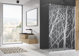 SANSWISS Ronal EASY STR4P Dekor 62 ścianka Walk-in 100 cm STR4P1005062