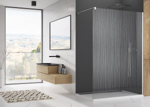 SANSWISS Ronal EASY STR4P Dekor 67 ścianka Walk-in 90 cm STR4P0905067